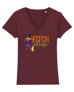 witch please Tricou mânecă scurtă guler V Damă Evoker