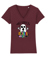 sheet Tricou mânecă scurtă guler V Damă Evoker