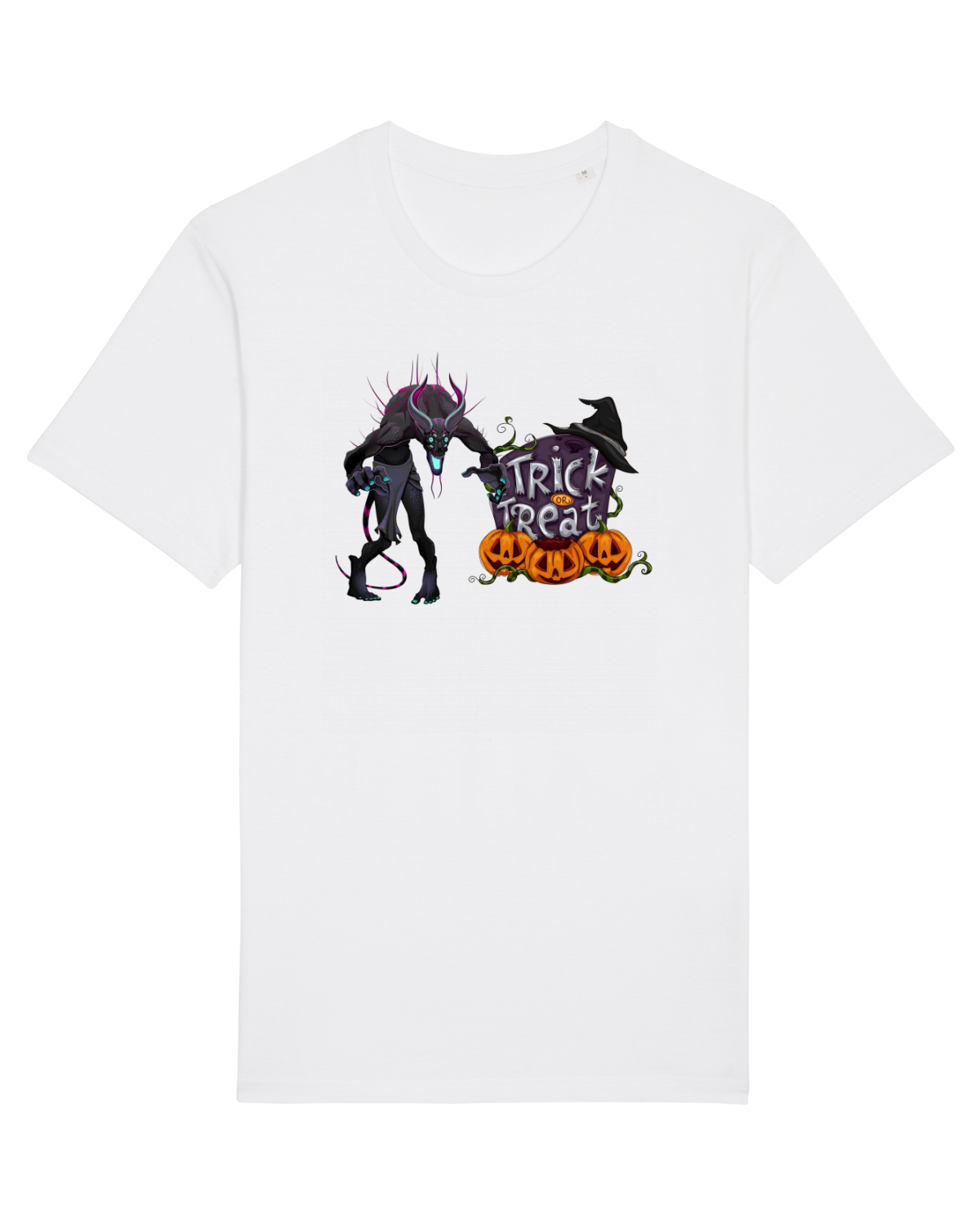 Tricou mânecă scurtă Unisex Rocker White