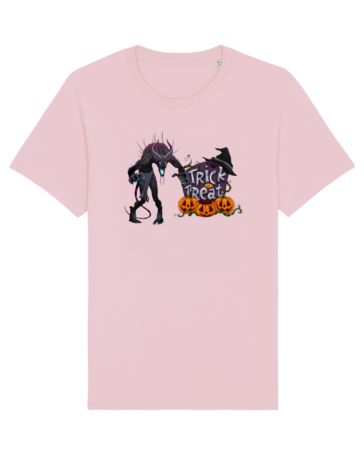 Tricou mânecă scurtă Unisex Rocker Cotton Pink