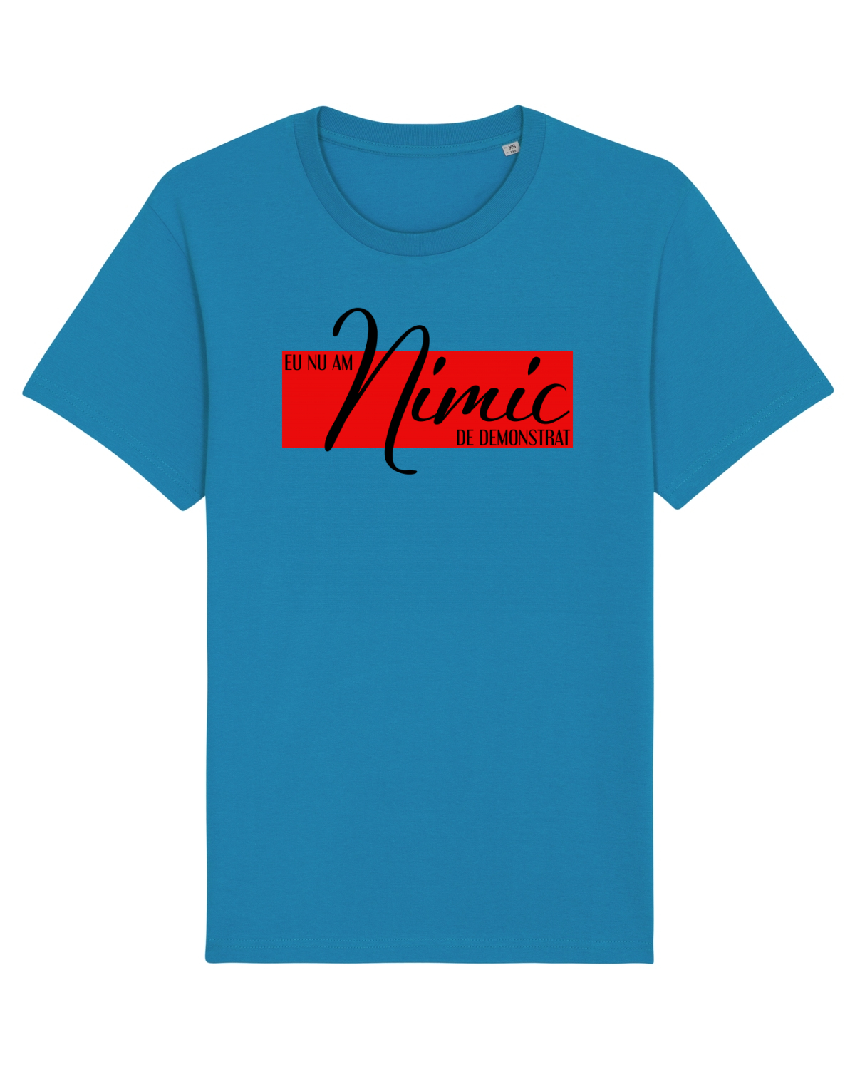 Tricou mânecă scurtă Unisex Rocker Azur