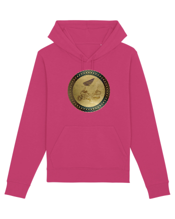 Goldwing Badge Raspberry