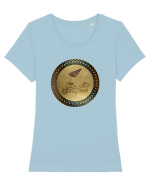 Goldwing Badge Tricou mânecă scurtă guler larg fitted Damă Expresser