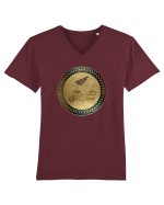 Goldwing Badge Tricou mânecă scurtă guler V Bărbat Presenter