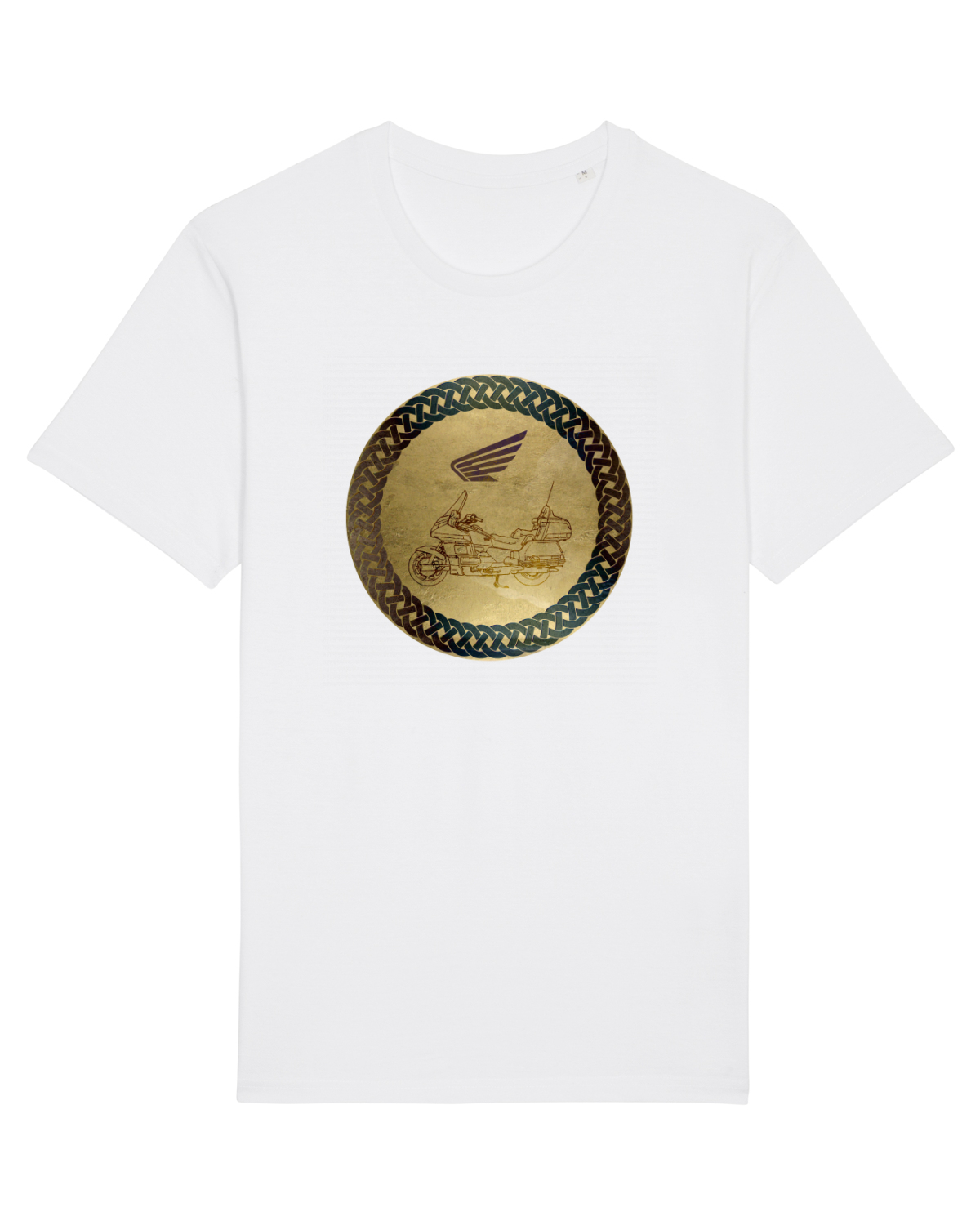 Tricou mânecă scurtă Unisex Rocker White