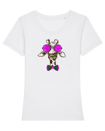 hipster giraffe White
