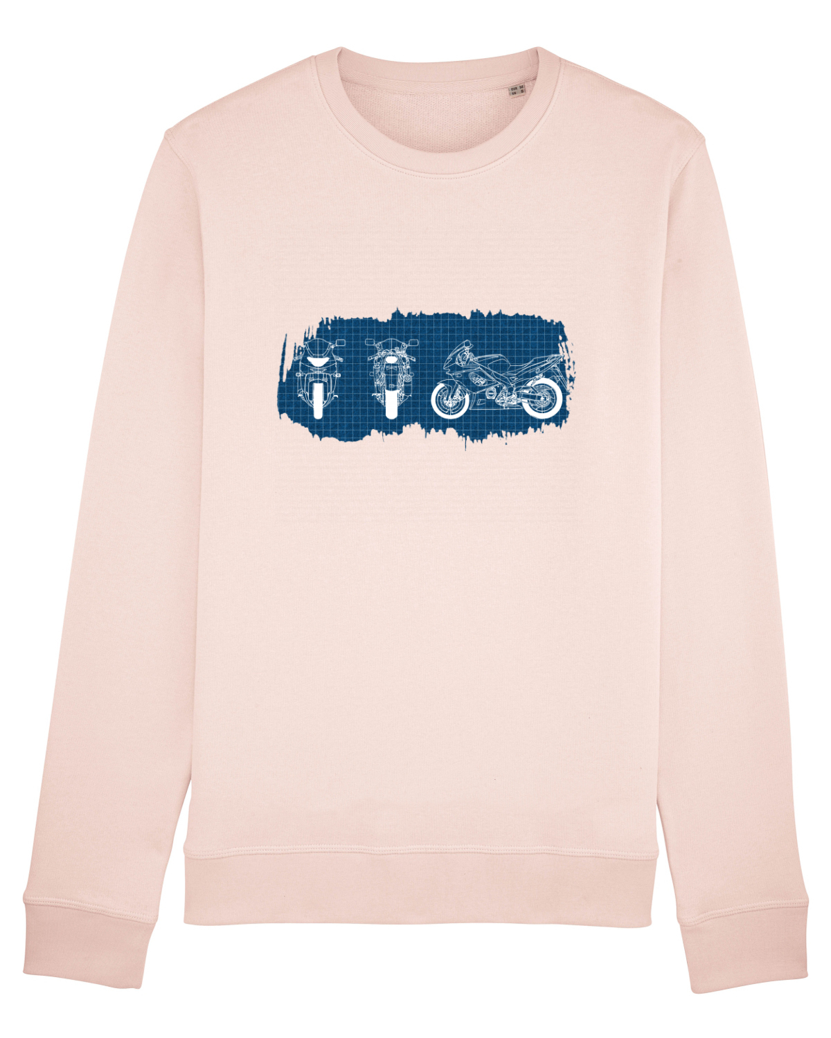 Bluză mânecă lungă Unisex Rise Candy Pink