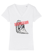 fallen angel Tricou mânecă scurtă guler V Damă Evoker