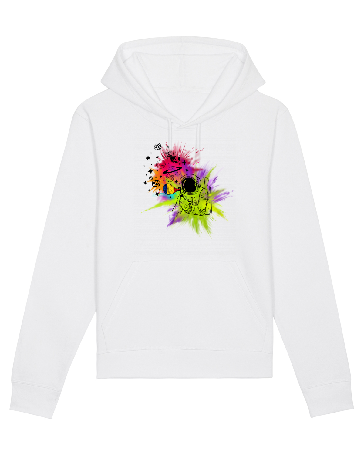 Hanorac Unisex Drummer White