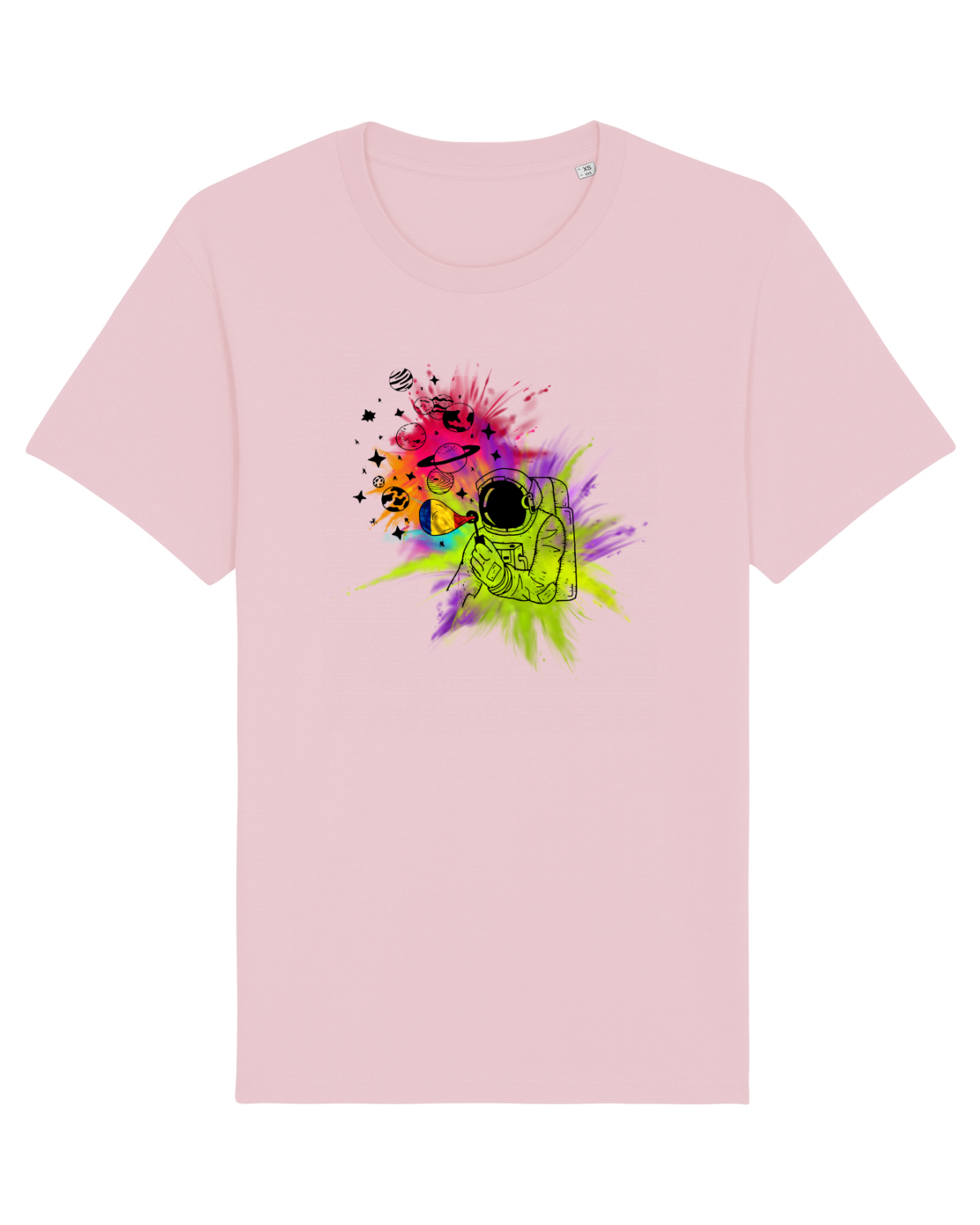 Tricou mânecă scurtă Unisex Rocker Cotton Pink