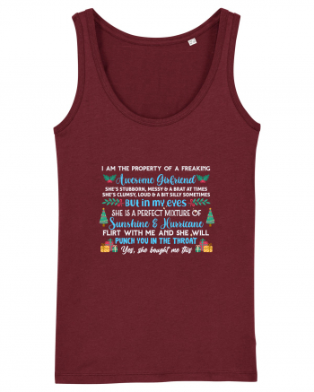 Awesome Xmas Girlfriend Burgundy
