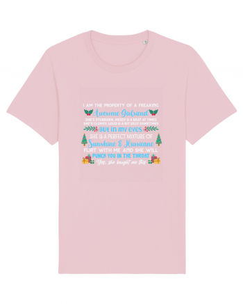 Awesome Xmas Girlfriend Cotton Pink