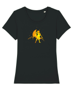 moonsailor Tricou mânecă scurtă guler larg fitted Damă Expresser