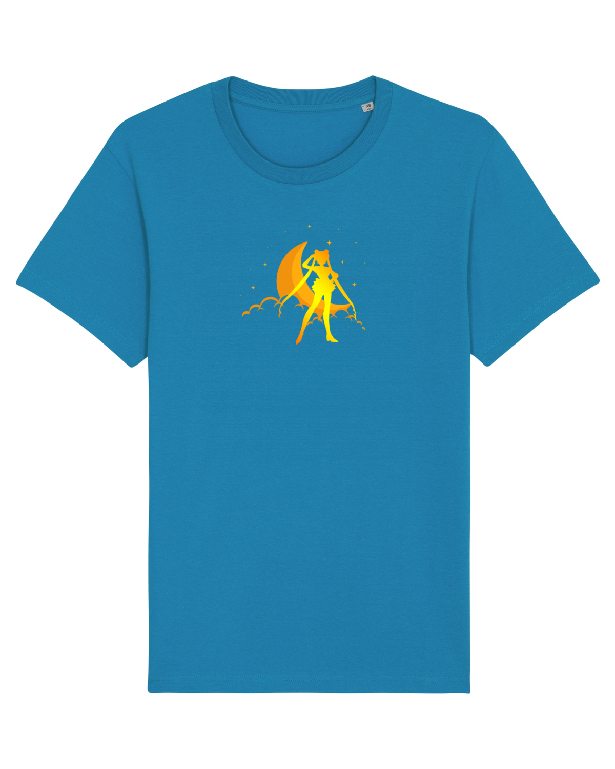 Tricou mânecă scurtă Unisex Rocker Azur