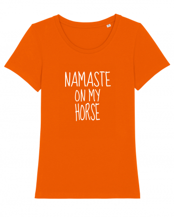 Namaste On My Horse Bright Orange