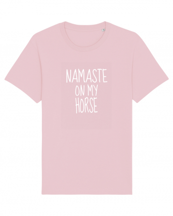 Namaste On My Horse Cotton Pink