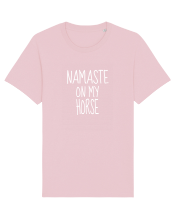 Namaste On My Horse Cotton Pink
