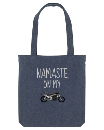 Namaste on My Bike Midnight Blue