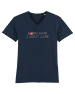 Barn Hair I Don't Care Tricou mânecă scurtă guler V Bărbat Presenter