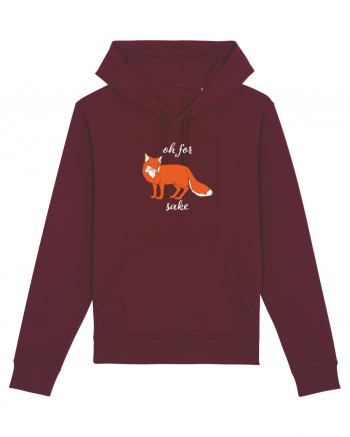 Oh For Fox Sake Burgundy