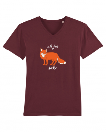 Oh For Fox Sake Burgundy