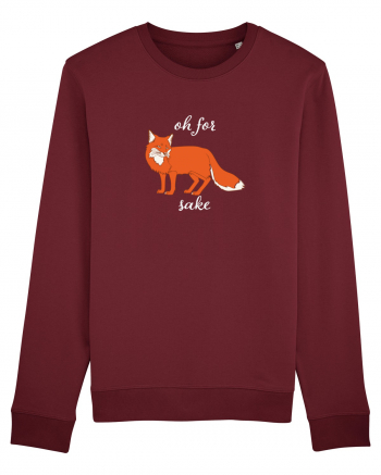 Oh For Fox Sake Burgundy