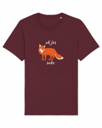 Oh For Fox Sake Tricou mânecă scurtă Unisex Rocker