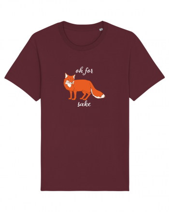 Oh For Fox Sake Burgundy