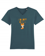 I Don't Give a Fox Tricou mânecă scurtă guler V Bărbat Presenter