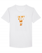 I Don't Give a Fox Tricou mânecă scurtă guler larg Bărbat Skater