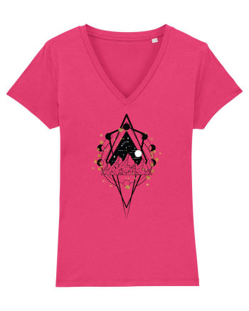 Munte Geometric Auriu Raspberry