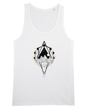 Munte Geometric Auriu White