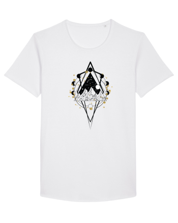 Munte Geometric Auriu White