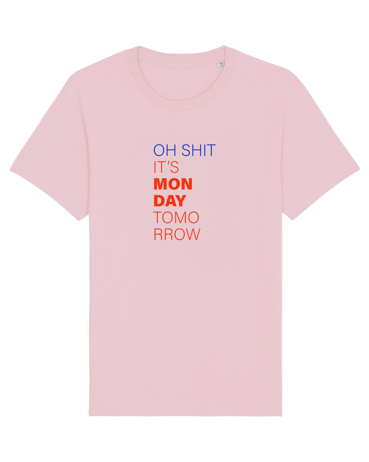 Tricou mânecă scurtă Unisex Rocker Cotton Pink