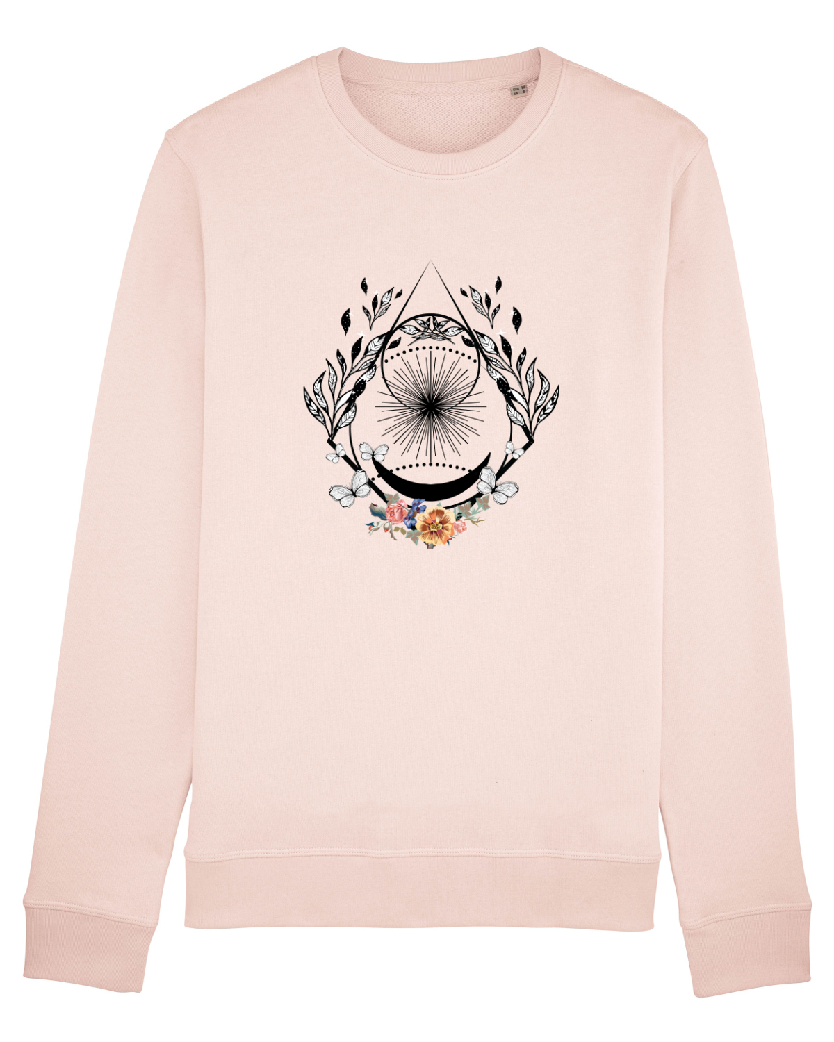 Bluză mânecă lungă Unisex Rise Candy Pink