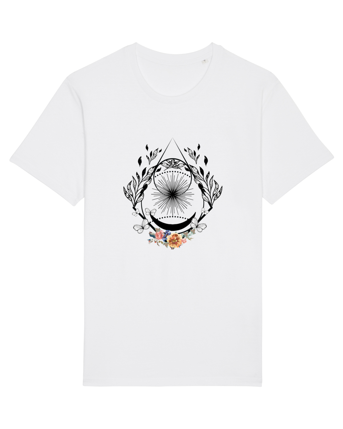 Tricou mânecă scurtă Unisex Rocker White