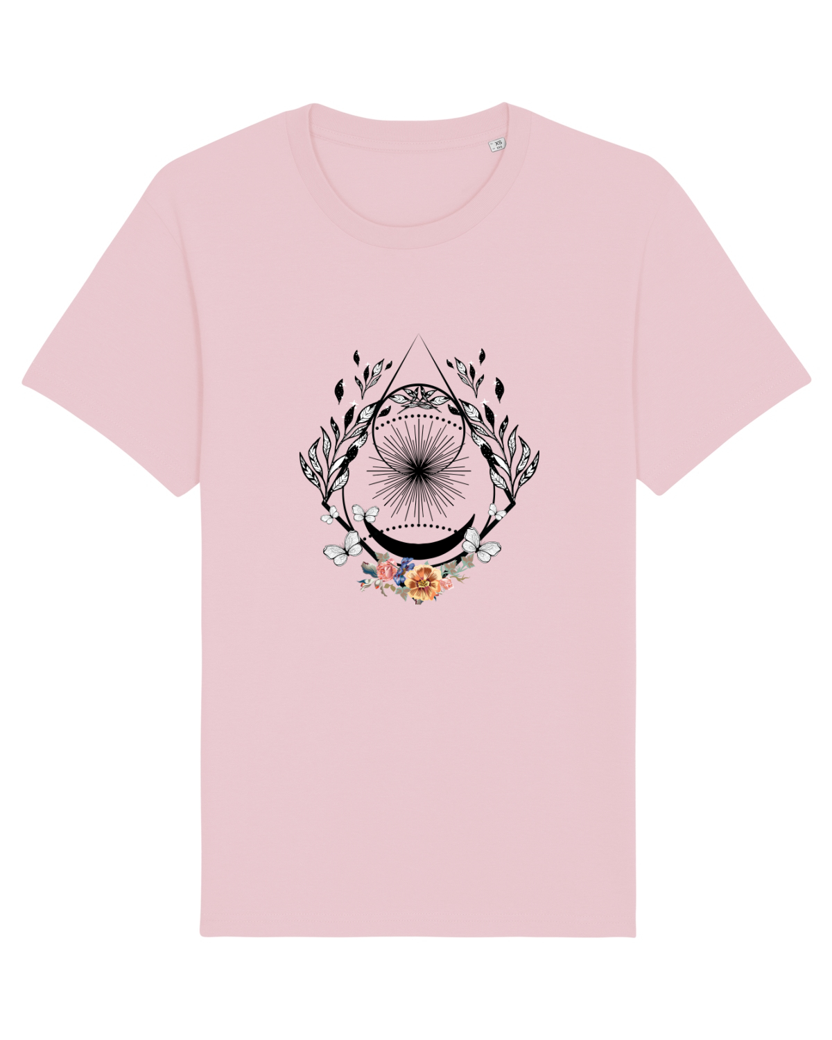 Tricou mânecă scurtă Unisex Rocker Cotton Pink
