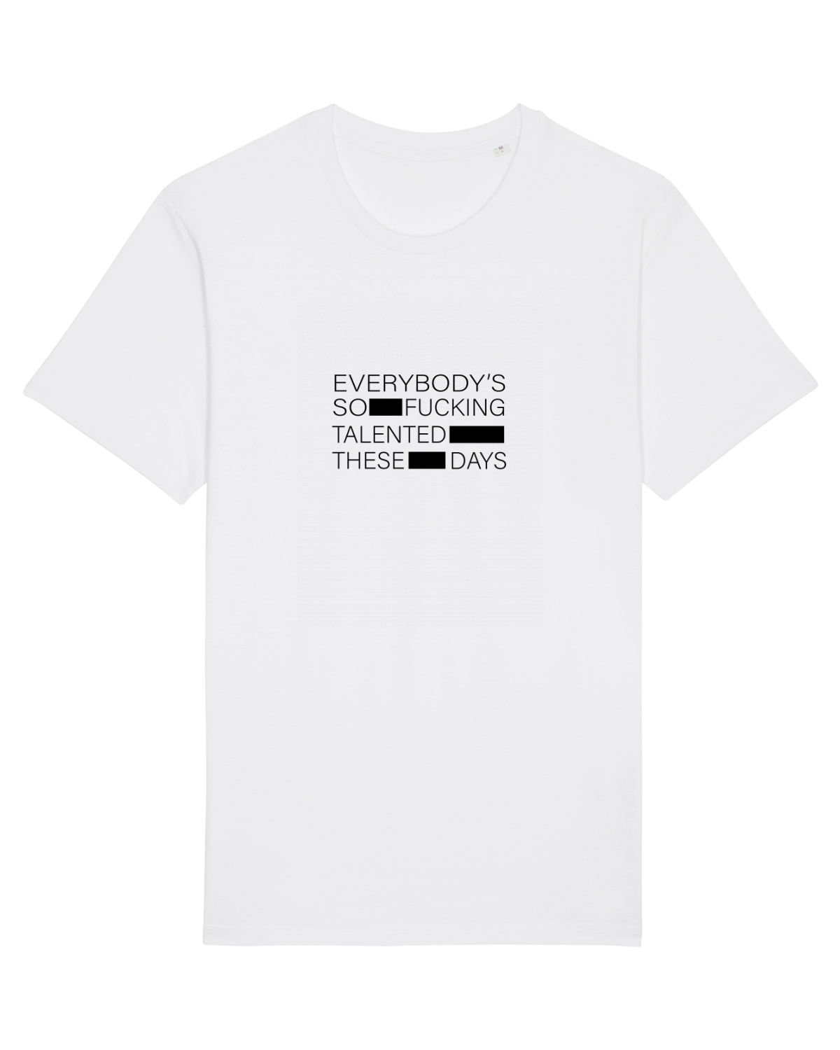 Tricou mânecă scurtă Unisex Rocker White