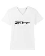 Trust me, I'm an Architect/Arhitect Tricou mânecă scurtă guler V Bărbat Presenter