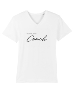 Trust me, I'm a Coach Tricou mânecă scurtă guler V Bărbat Presenter
