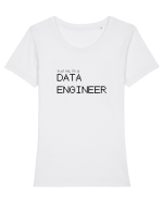 Trust me, I'm a Data Engineer Tricou mânecă scurtă guler larg fitted Damă Expresser