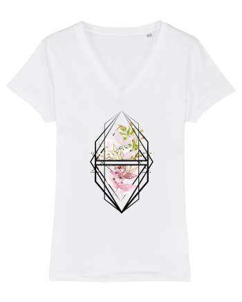 Flori in Geometrie White