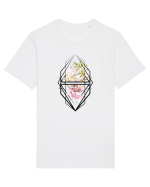 Flori in Geometrie Tricou mânecă scurtă Unisex Rocker