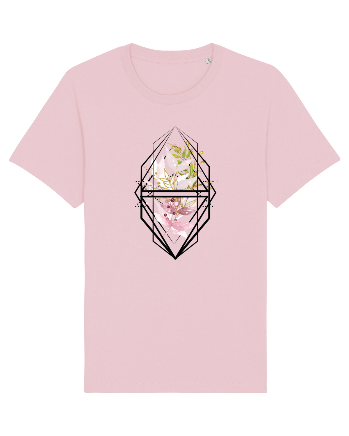 Tricou mânecă scurtă Unisex Rocker Cotton Pink