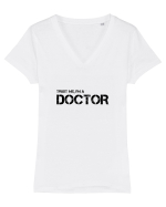 Trust me, I'm a Doctor Tricou mânecă scurtă guler V Damă Evoker