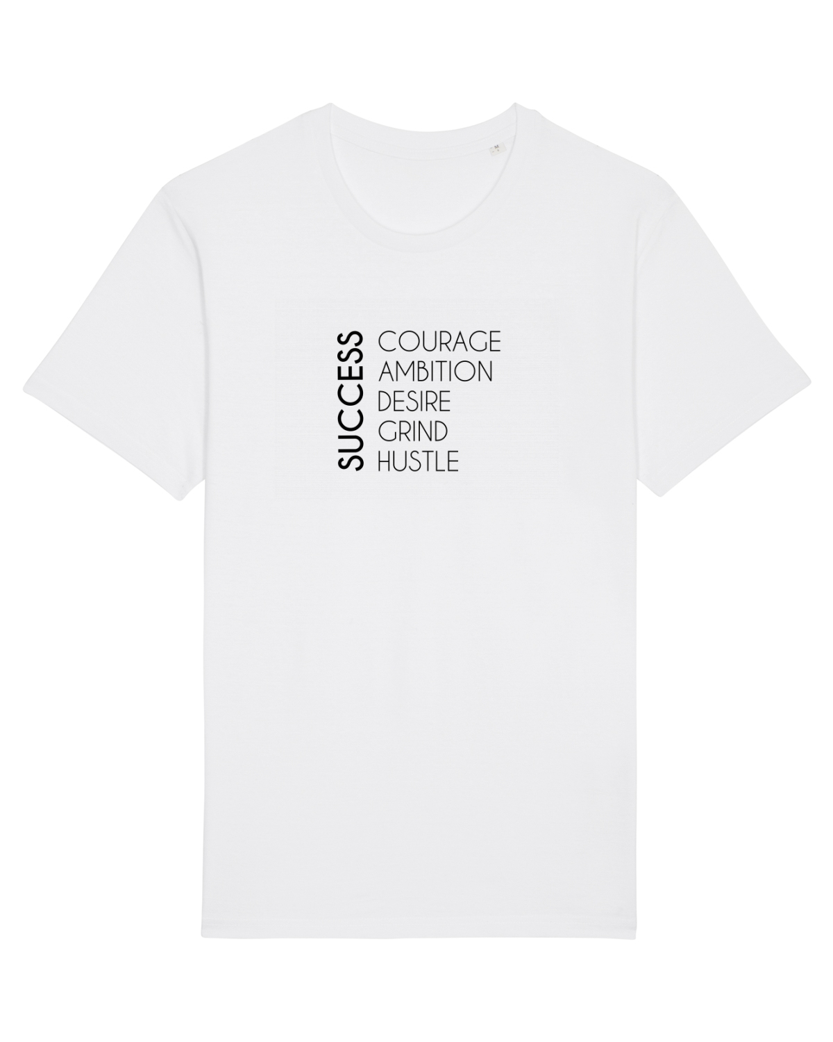 Tricou mânecă scurtă Unisex Rocker White