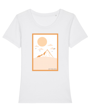 Keep going White