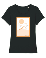 Keep going Tricou mânecă scurtă guler larg fitted Damă Expresser