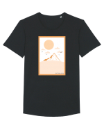 Keep going Tricou mânecă scurtă guler larg Bărbat Skater