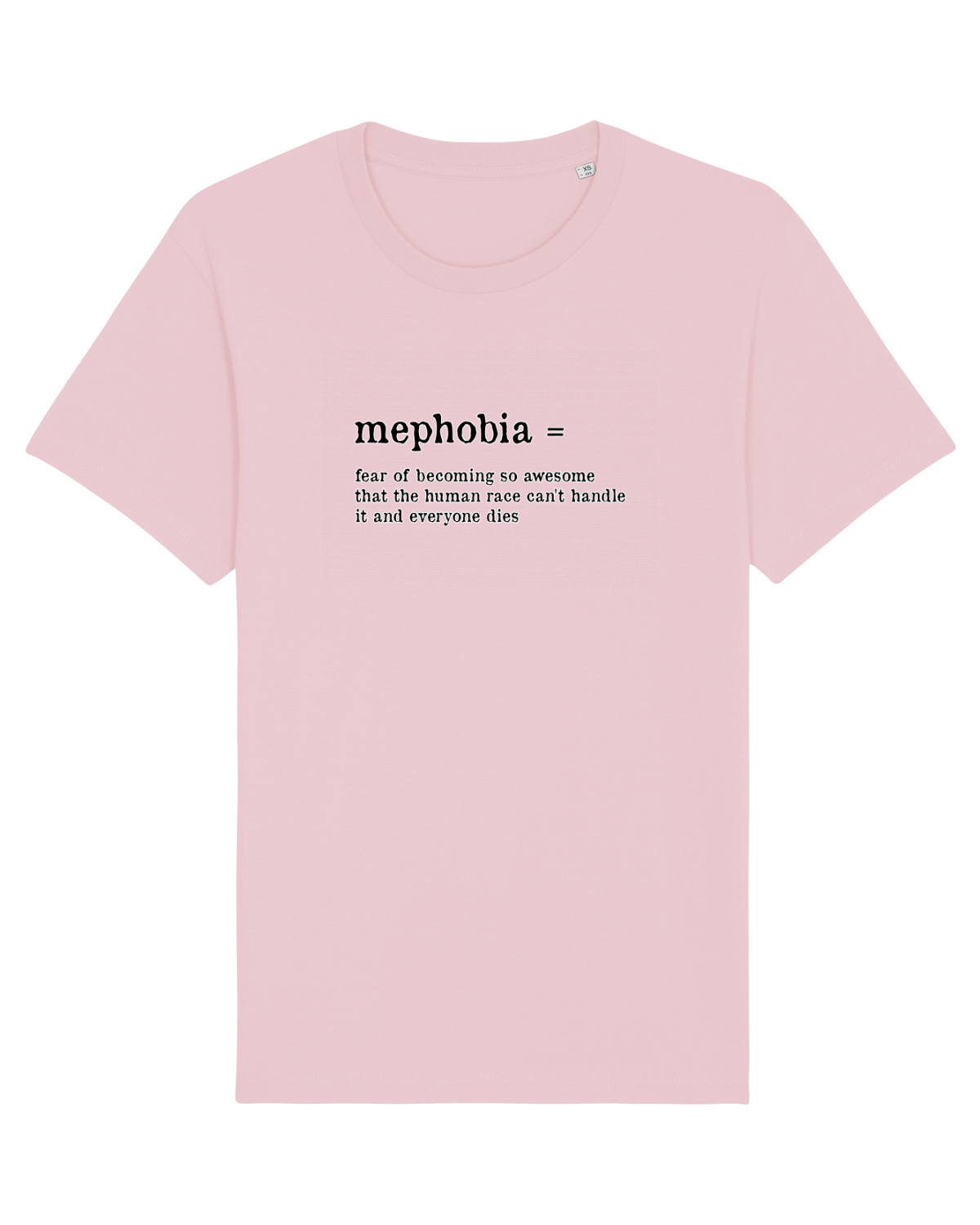 Tricou mânecă scurtă Unisex Rocker Cotton Pink